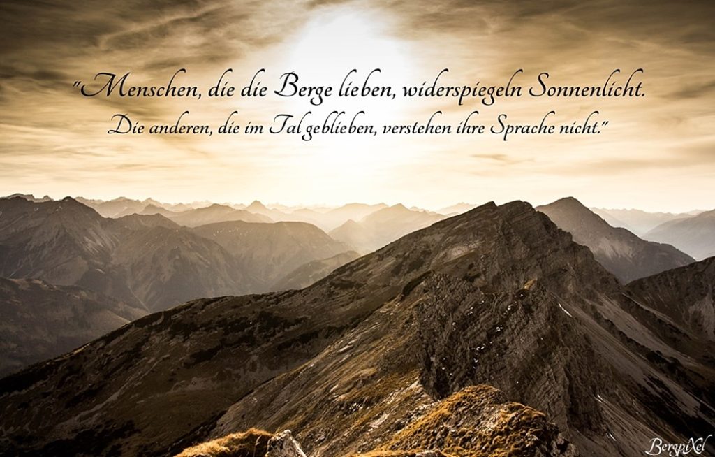 Bergpixel Menschen die die Berge lieben... Bergpixel