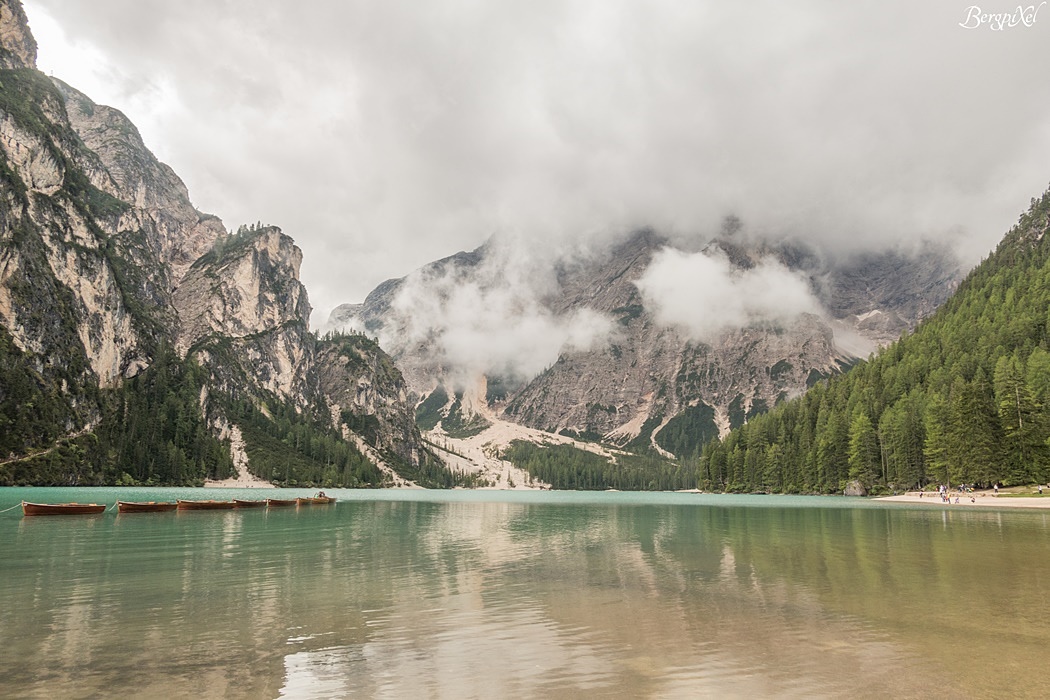 ... und blicken noch einmal über den Pragser Wildsee