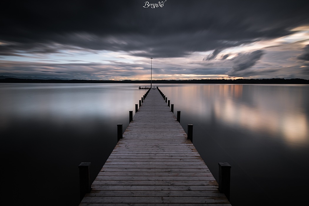 Bergpixel Sonnenuntergang Starnberger See - Bergpixel